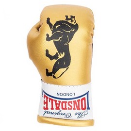 Lonsdale Women's Mini Boxing Gloves Promotional Gold One Size