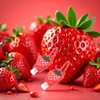2 Pcs Strawberry Empty Travel Hand Sanitizer Bottle, Silicone Sleeve