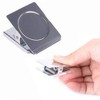 LHKJ Pack of 10 Magnetic Clips, Metal Fridge Magnetic Clips