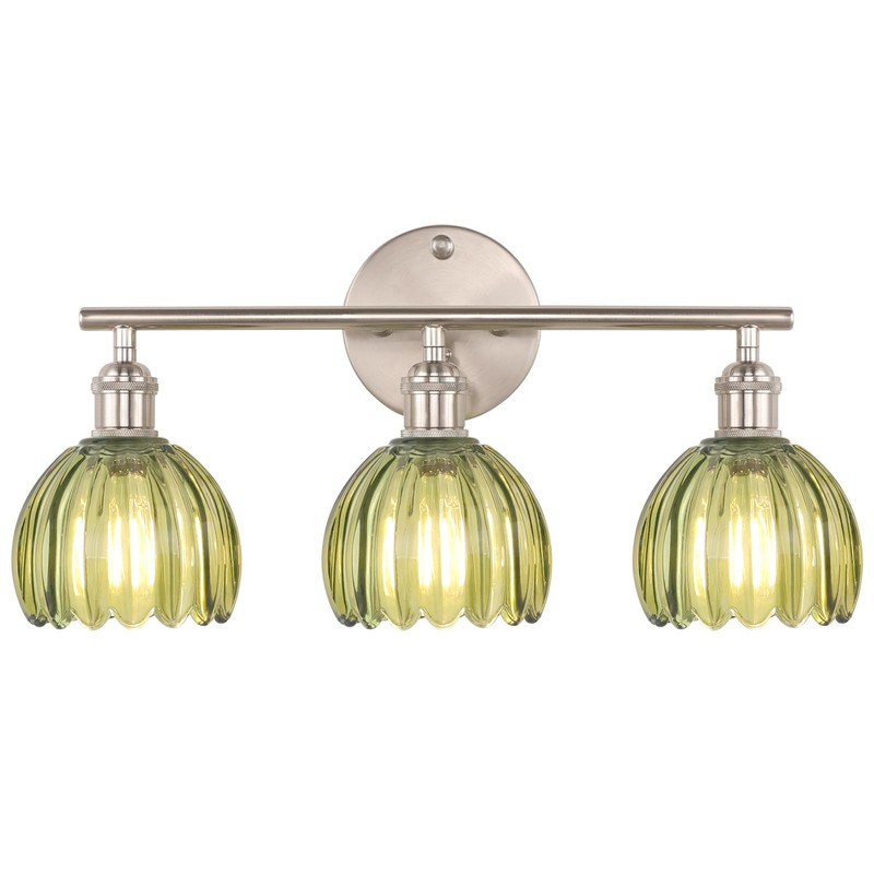 Shenmoyl Bathroom Light Fixtures, 3-Light Vanity wall Light Over Mirror