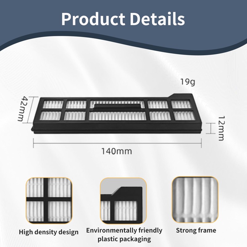 Replacement Accessories Fit for Eufy X10 Pro Omni Robot Vacuum