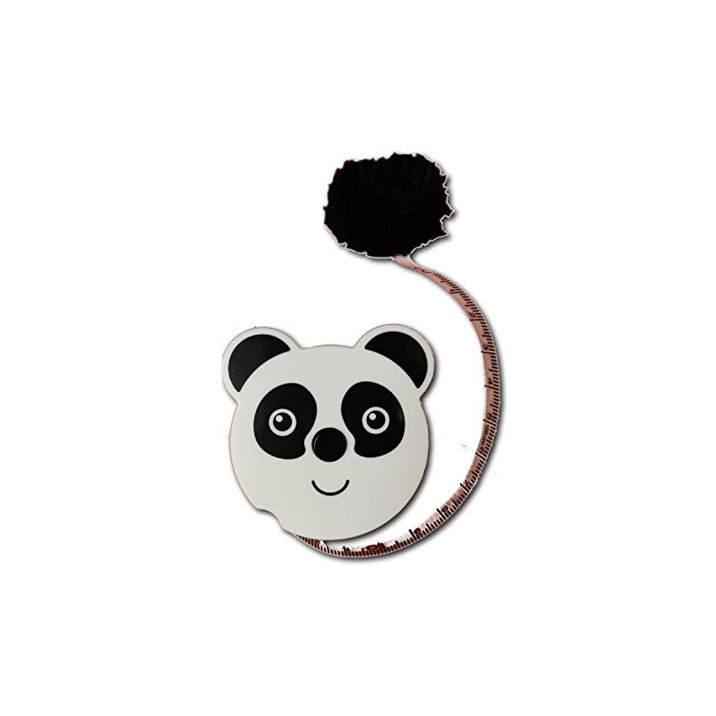 Cute Animal Retractable Tape Measures with Fluffy Pom-pom Tail and