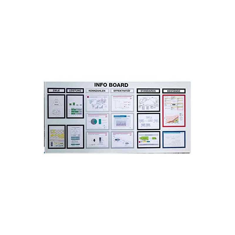 Durable 498623 Info Frame Duraframe Magnetic Top (A4 magnetic frame