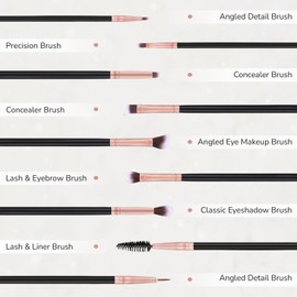 D.sirez Professional Makeup Brush Set- 14 piece Luxury Vegan Makeup Brush Set with Holder