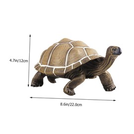 KOMBIUDA Turtle Model Figurine Realistic Tortoise Decoration for School Projects Ocean Themed Parties Home and Desk Decor