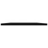 8-Piece Set Black Bookshelf Boards 23.6"x19.7"x0.6" Engineered Wood Storage Shelves