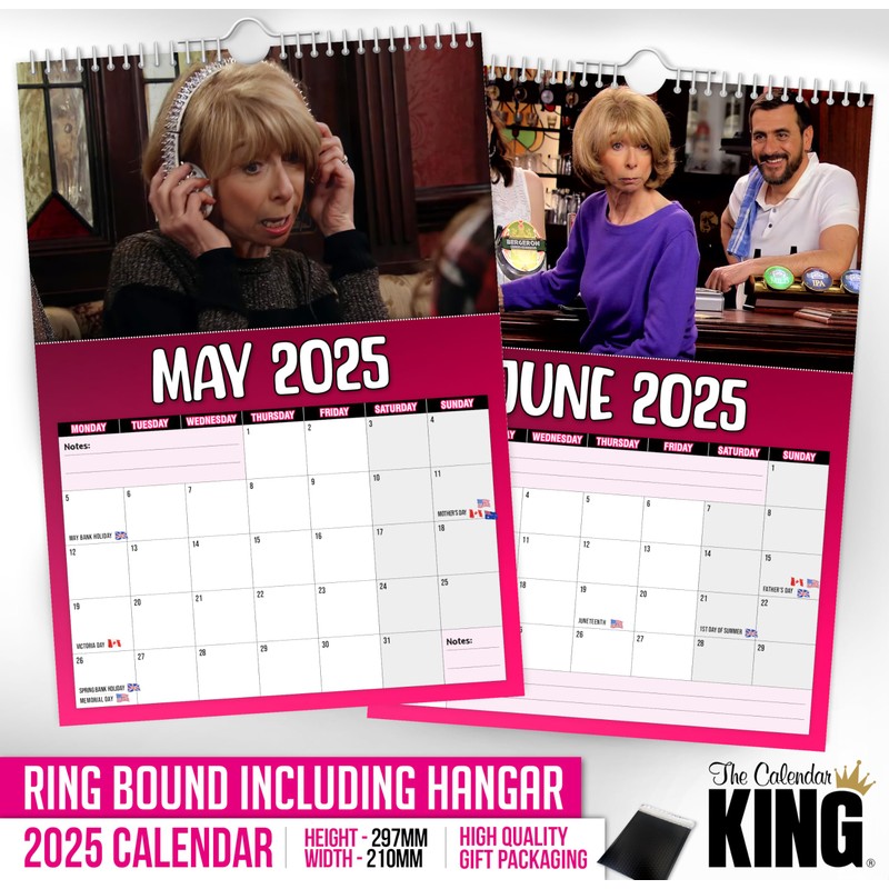 The Calendar King // Gail Platt - 2025 Wall Calendar