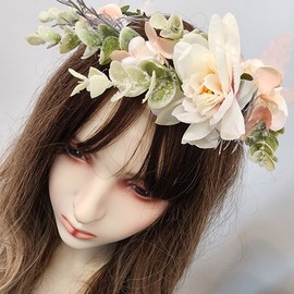 Self-Wedding Flower Crown Headband Hair Accessory Accessory