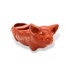Traditional Portuguese Pottery Terracotta Clay Sausage Roaster Pig Made in