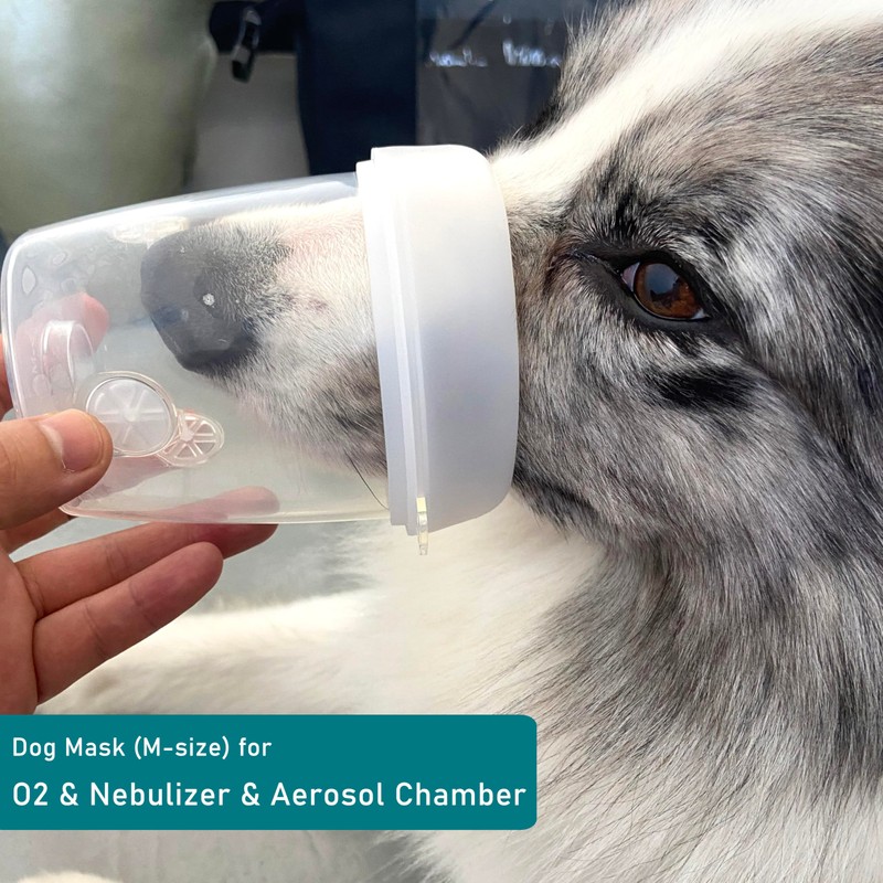Canine Nebulizer and Inhaler Mask for Cats and Dogs, Oxygen