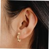 Beavorty 4 pairs Minimalist Hoop Earrings for Women Elegant Circle