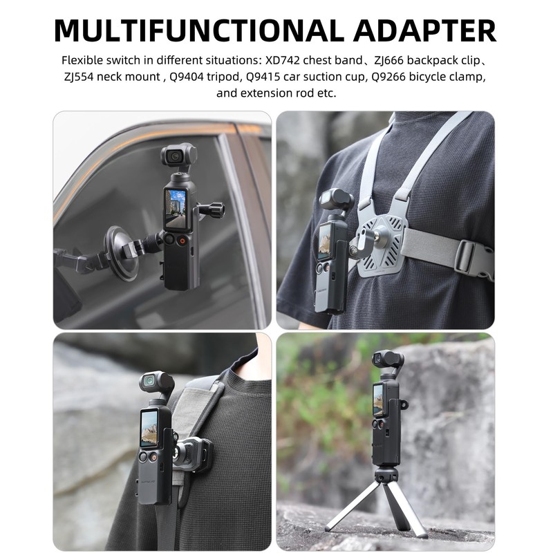 MotuTech Multifunction Adapter Frame for DJI OSMO Pocket 3 Extension