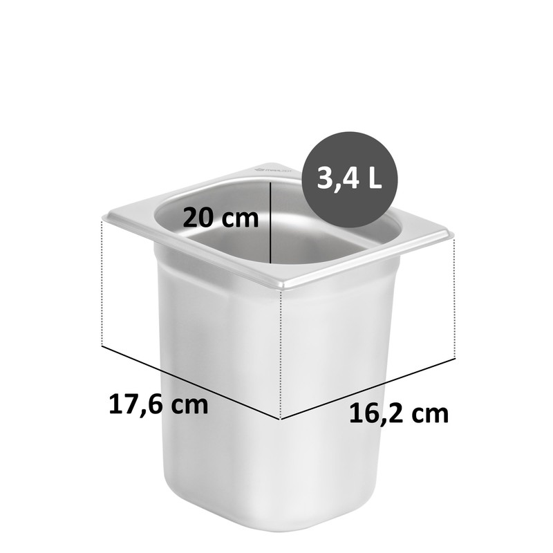 Mahlzeit GN Container 1/6 | Height 200 mm | Various