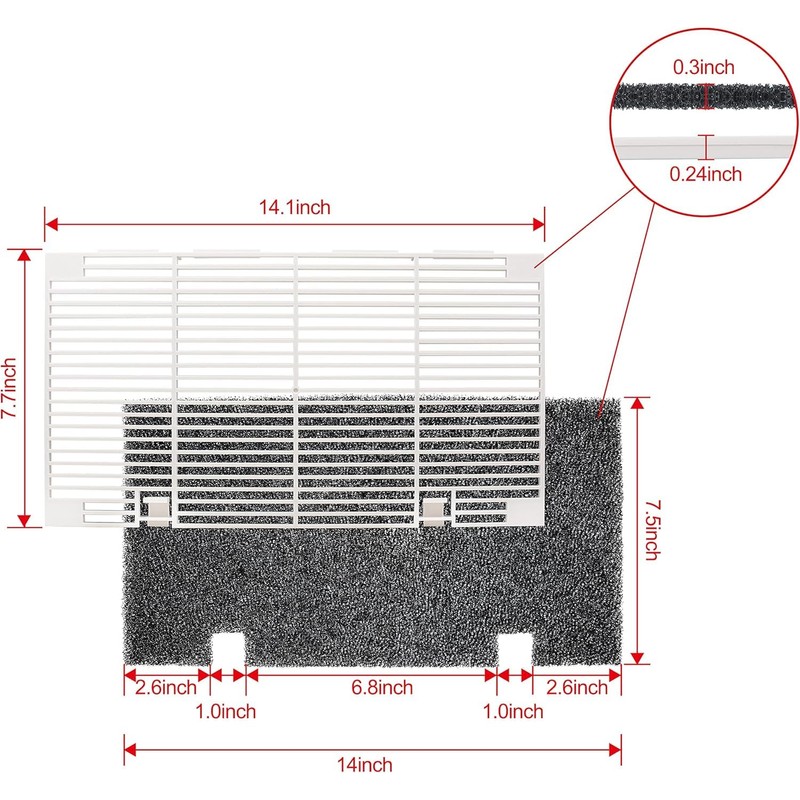 RV A/C Ducted Air Grille Duo-Therm Air Conditioner Grille Replacement