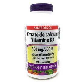 Drsoum webber natural Calcium Citrate (350 Tablets), 350 Count