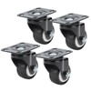 4PCS 1.5 Inch Universal Wheel 360° Rotation Heavy Caster Silence