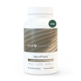 EcoNugenics EcoNugenics MycoPhyto Complex: Mushroom Supplement for Intensive Immune Support ?60 Capsules ?Includes Turkey Tail, Reishi, Cordyceps, Maitake & More ?Energy, Gut Health & Nootropic Brain Support