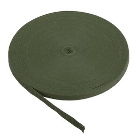 PATIKIL Cotton Twill Tape 10mm(3/8 Inch) 50 Yards Deep Green-45m