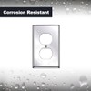 [10 Pack] BESTTEN 1 Gang Mirror Polished Stainless Steel Duplex