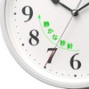 RHYTHM 8MY566SR03 Wall Clock, Radio Clock, Single Time, Small, Dual