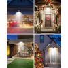 4 Pack Solar Motion Sensor Lights Outdoor, 3 Modes/100LED Security