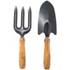 fiXte Hand Fork and Hand Trowel Garden Set Twin Pack