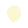 Sempertex 18" Pastel Matte Yellow Latex Balloons - Set of