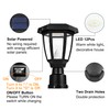 FUDESY Solar Lamp Post Light Outdoor, Waterproof LED Fence Post