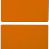 HOUSELABELS 2.25" x 1.25" Orange Address Labels on 1" Core