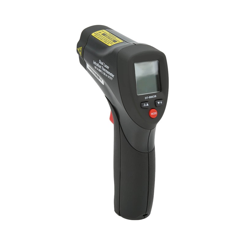 DT‑8863B Dual Lasers Infrared Thermometer Handheld Industrial Electronic Temperature Tester