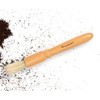 Coffee Grinder Cleaning Brush, Wood Handle & Natural Bristles Wood