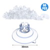 FYOJAIC 60 x suction cups for fairy lights, suction cups