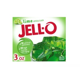 Jell-O Lime Gelatin Dessert Mix, 3 oz Box