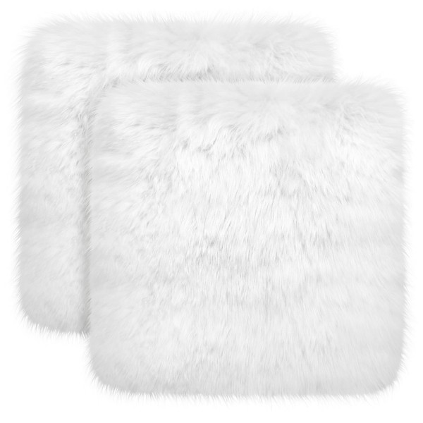 Drydiet 2 Pcs Natural Sheepskin for Bed Sores and Skin