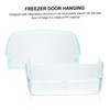 SHINEOFI Detachable Fridge Side Door Organizer Transparent Storage Box for
