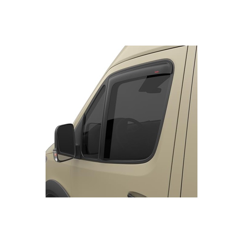 EGR 68701 Tape-on Window Visors Front Set Only, Smooth Smoke
