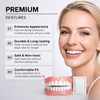 False Teeth Set for Adults,Clip in Veneers Teeth Top and