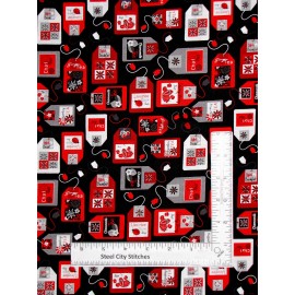 Blank Quilting Tea Bag Toss Chamomile Chai Fabric Cotton Let's Partea by Blank Textiles Yard