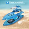YEETFTC RC Boat for Kids,2Pack LED Light Remote Control Boat
