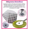 Noved Piedra Jade+ 150 Etiquetas Metalicas+21 Pares De Parche Guia