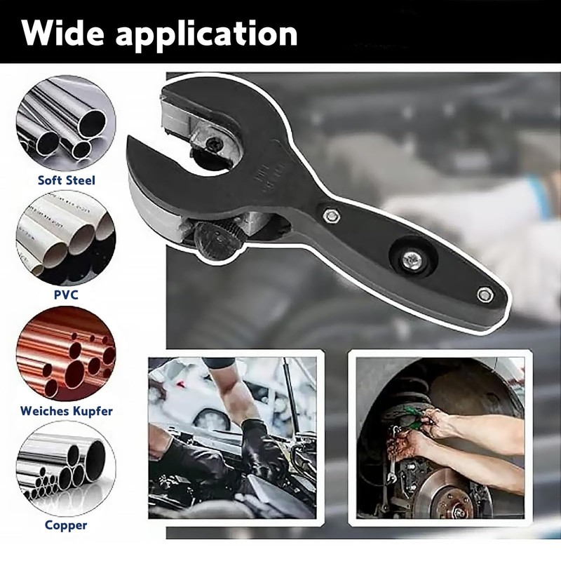 Copper Pipe Cutter 2025 New Ratcheting Tubing Cutter, PVC Pipe