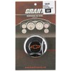Grant 5640 Chrome Horn Button (Chevy Bow Tie, Black/Red)