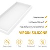 Bathroom Counter Tray,EG-SIPRO High-Grade Thickened Silicone Bathroom Vanity Tray,Shatterproof Rectangle