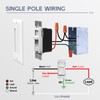 ECOELER Dimmer Switch, Single Pole/3-Way LED Rocker Dimmer Light Switch