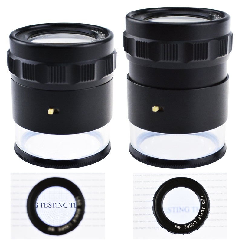 Focused Eye Loupe 10X Magnifier 25mm Jewelers Tool Gemstone Inspection