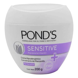 Crema Facial Ponds Sensitive Hipoalergenica 200 Gramos Sensible Día Noche
