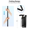 MFE Folding Cane, Portable 5-Level Adjustable Height Walking Stick with