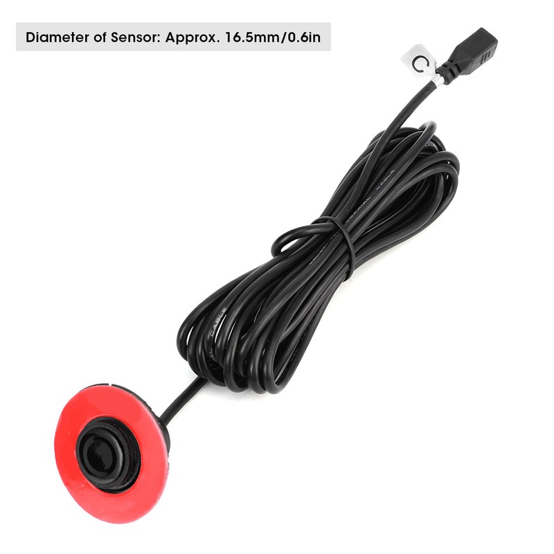 Car Parking Assistanc with 4pcs Adjustable Flat Sensors Automobile Reverse