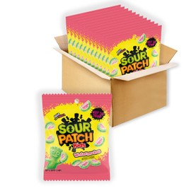 SOUR PATCH KIDS Watermelon Soft & Chewy Candy, Bulk Candy, 12-3.6 oz Bags