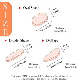 Soft Foam Nose Pads Self Adhesive Non-Slip Eyeglass Nose Pads, Thin Nosepads for Eyeglasses Sunglasses Glasses,24 Pairs,1 MM Black and Nude 3 Types Combination Black and Nude